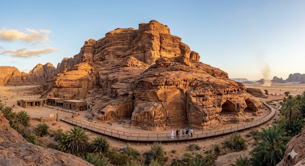 رحلة العلا ليلتين – استكشاف المعالم التاريخية والطبيعة الساحرة